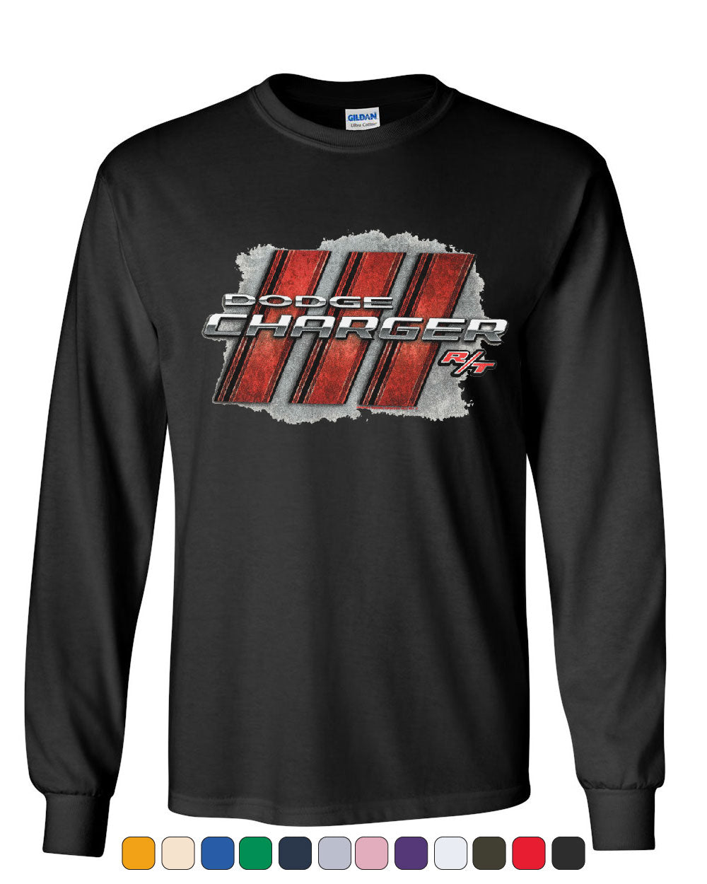 Dodge Charger R/T Long Sleeve T-Shirt American Muscle Car Tee | eBay