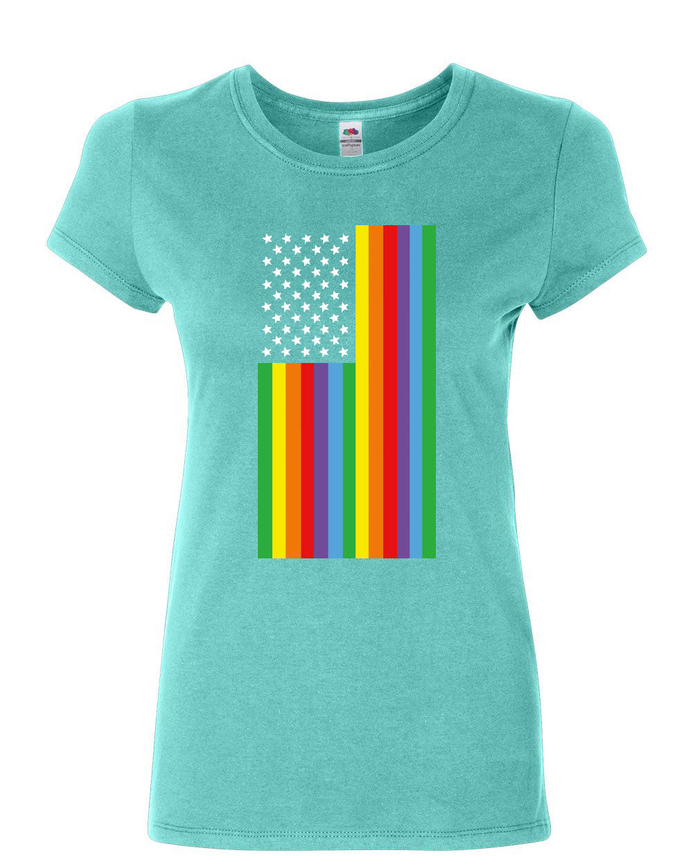 Gay Pride Rainbow Flag Cotton T Shirt Lgbtq Love Wins Equality Ebay