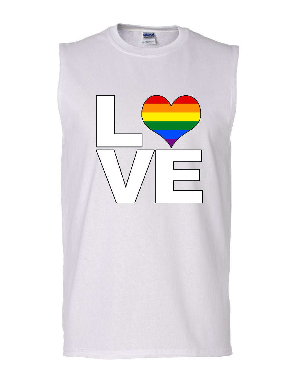 Make Love Gay Pride Lgbtq Rainbow Muscle Shirt Equal Ebay