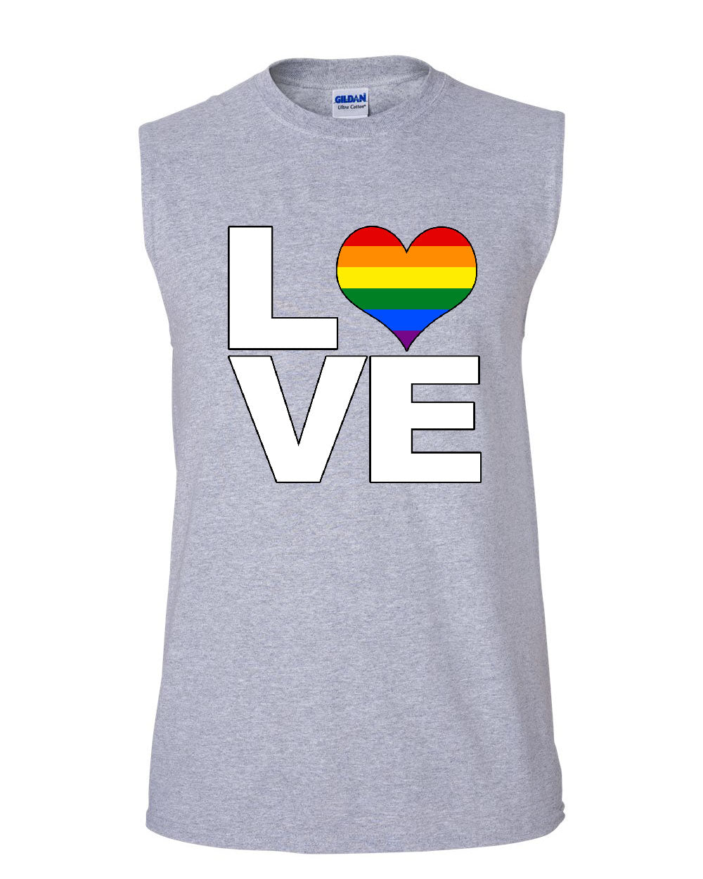 Make Love Gay Pride Lgbtq Rainbow Muscle Shirt Equal Ebay