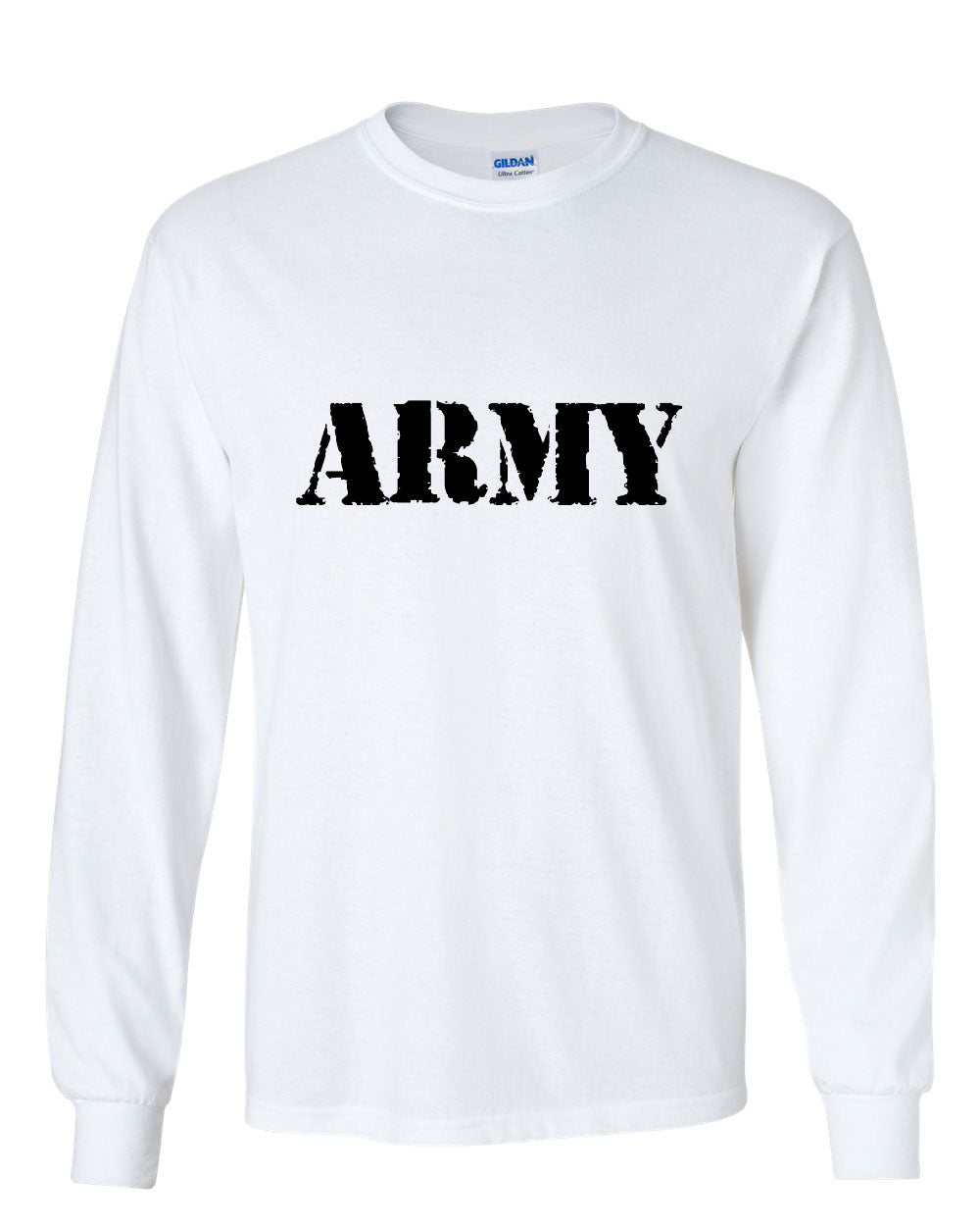 ARMY Long Sleeve T-Shirt Military Veteran POW MIA Patriotic Veteran's ...