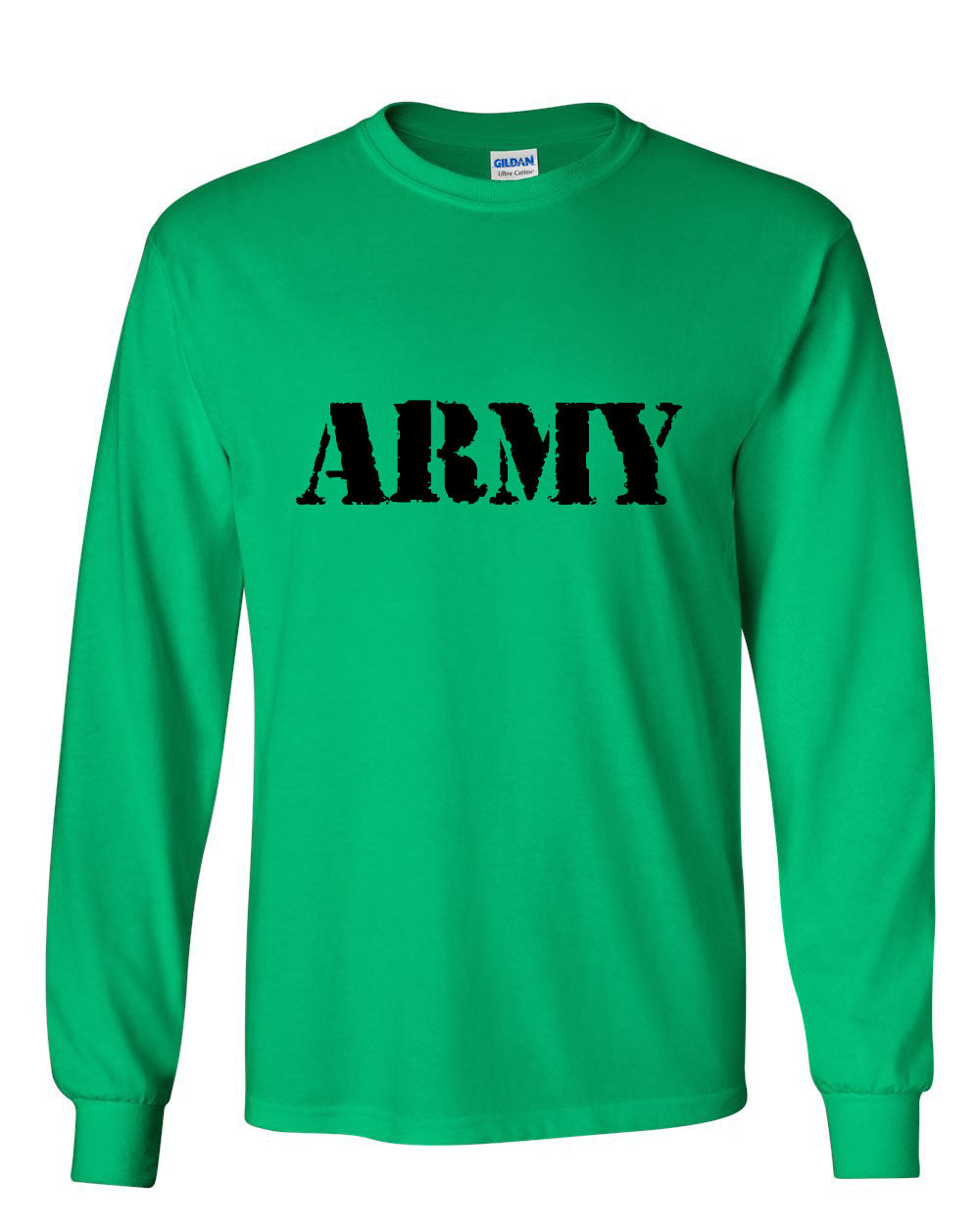 ARMY Long Sleeve T-Shirt Military Veteran POW MIA Patriotic Veteran's ...