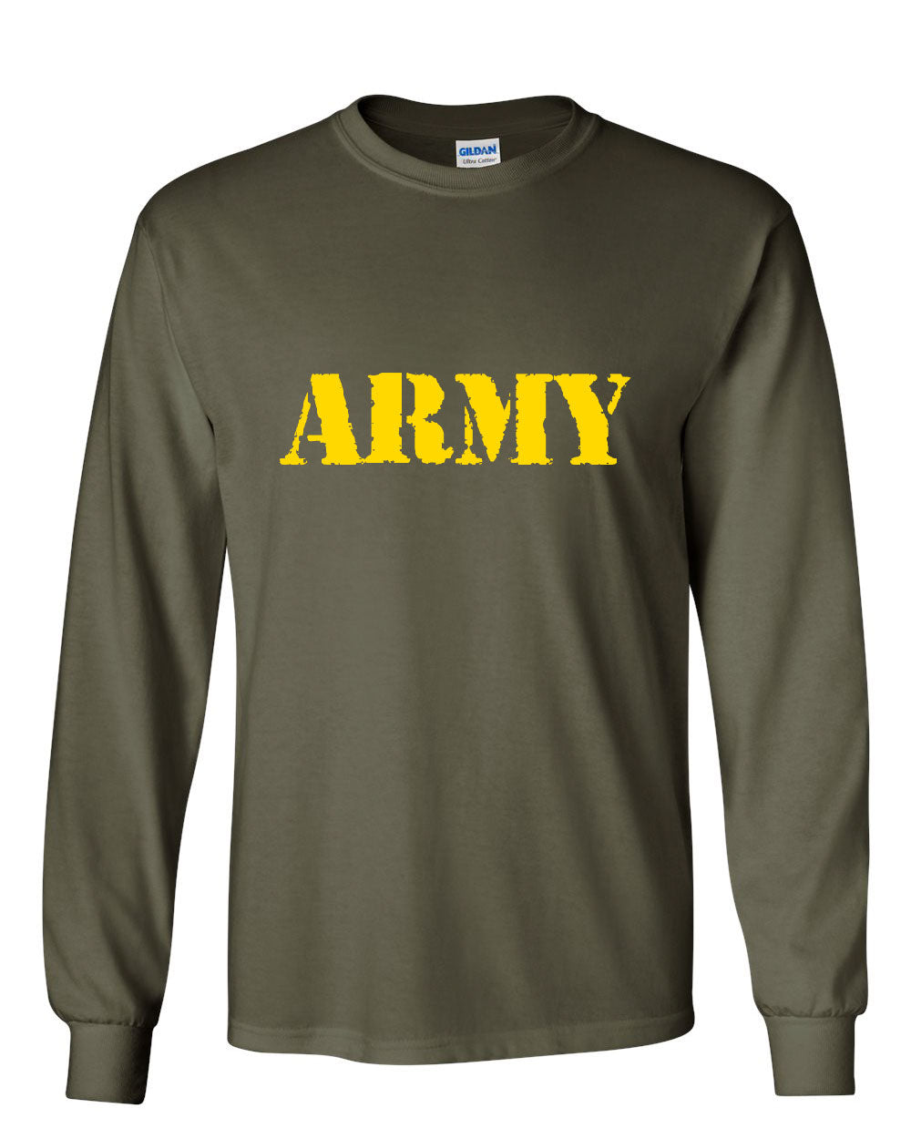 ARMY Long Sleeve T-Shirt Military Soldier POW MIA Patriotic Veteran's ...