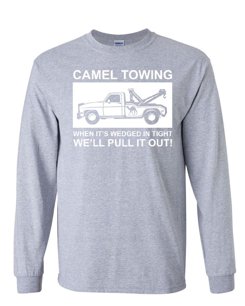 Camel Towing Pull It Out Long Sleeve T Shirt Funny Naughty Adult Camel