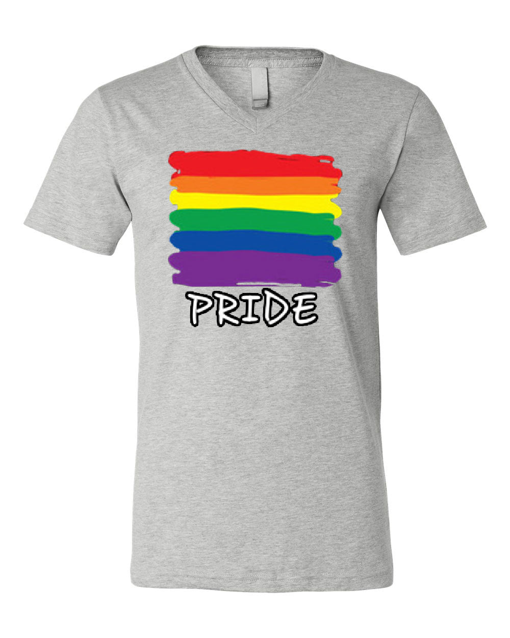 Gay Pride V-Neck T-Shirt Rainbow Flag LGBT Marriage Love Wins Tee | eBay