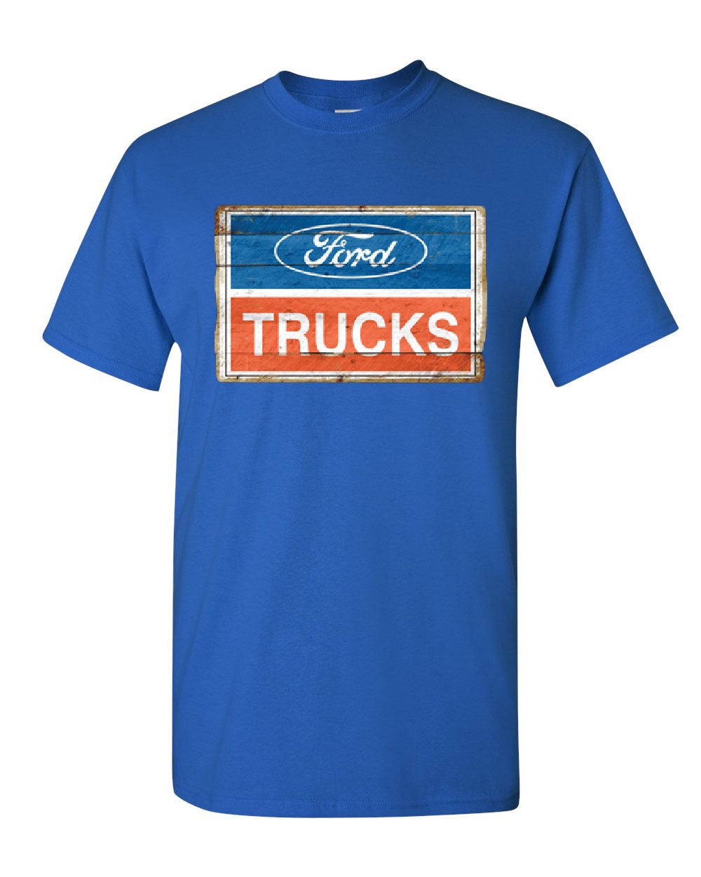 Ford Trucks Old Sign T-Shirt Licensed Ford Built Tough Tee Shirt | eBay