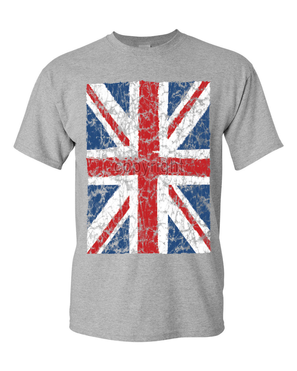Union Jack T-Shirt United Kingdom Distressed British Flag Tee Shirt | eBay