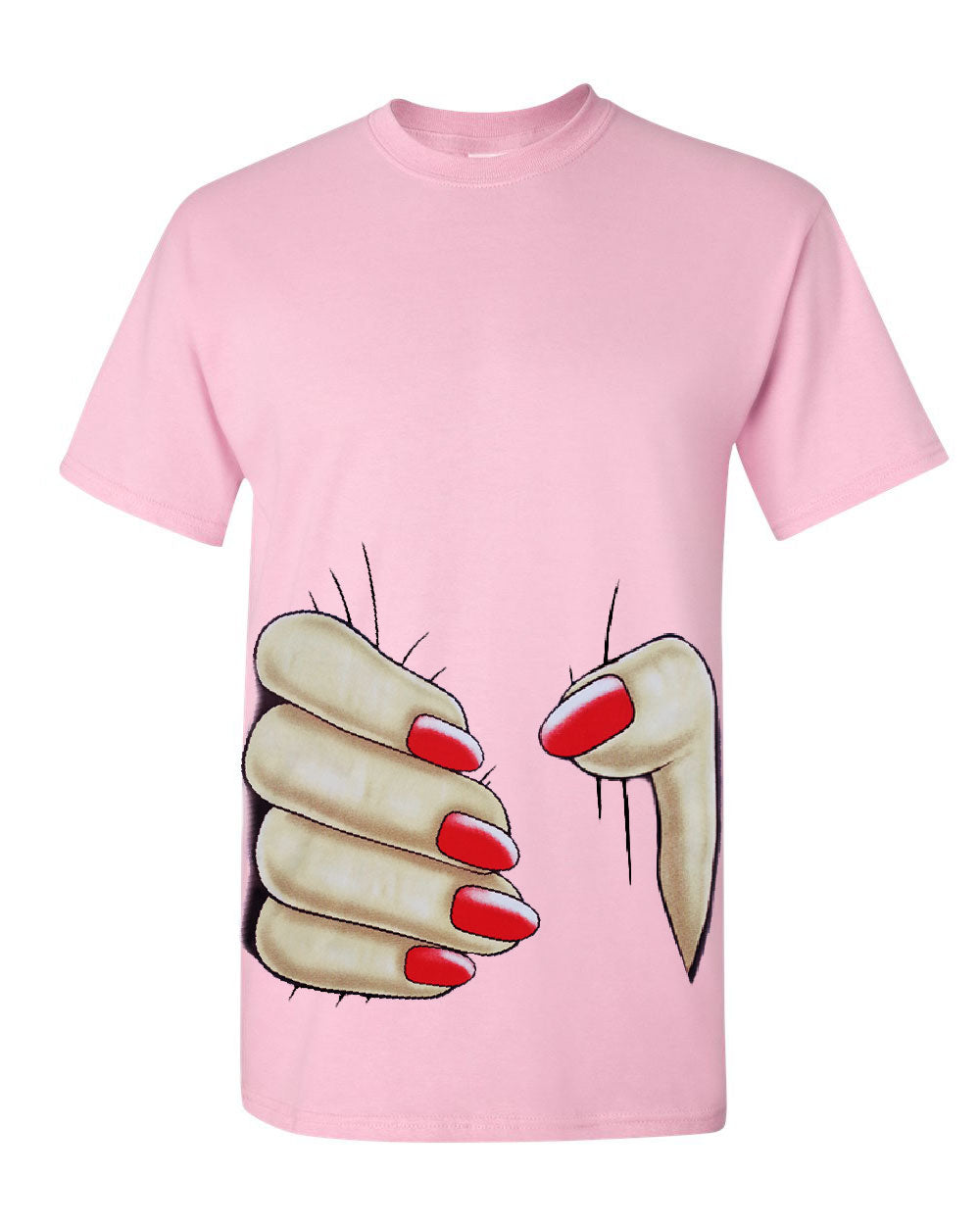 Giant Squeezing Hand Funny T-Shirt Grabbing Hand Tee Shirt | eBay