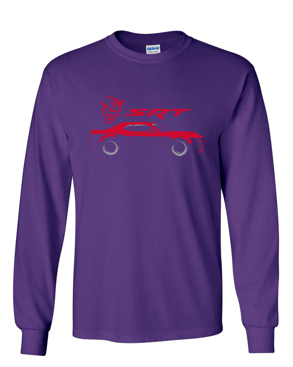 Dodge Challenger SRT Demon Long Sleeve T-Shirt American Muscle Car