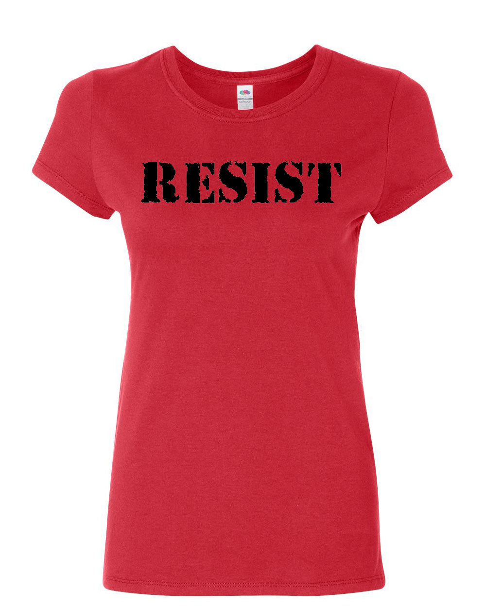 Resist Women's T-Shirt Political Anti-Trump Protest Rebel Impeach Fight ...
