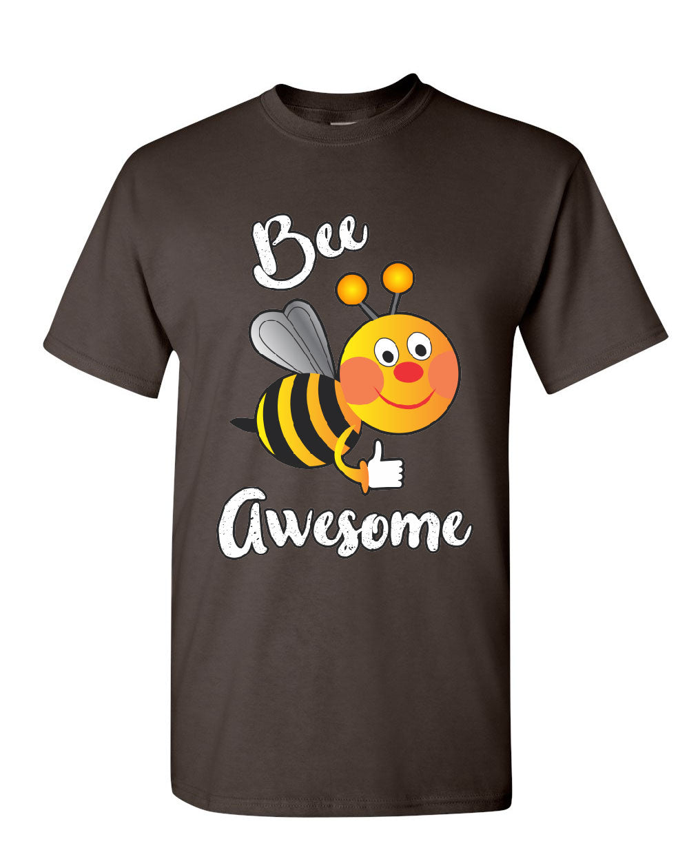 Bee Awesome T-Shirt Motivational Funny Cute Honey Bee Be Awesome Mens Tee Shirt |