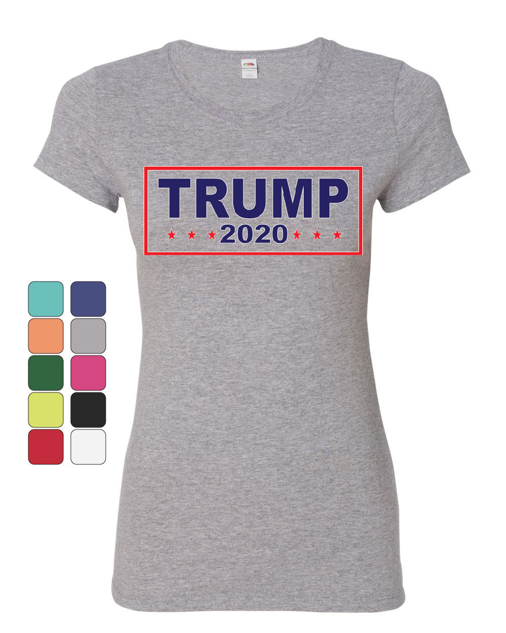 Donald Trump 2020 Women's T-Shirt Conservative President MAGA Election ...