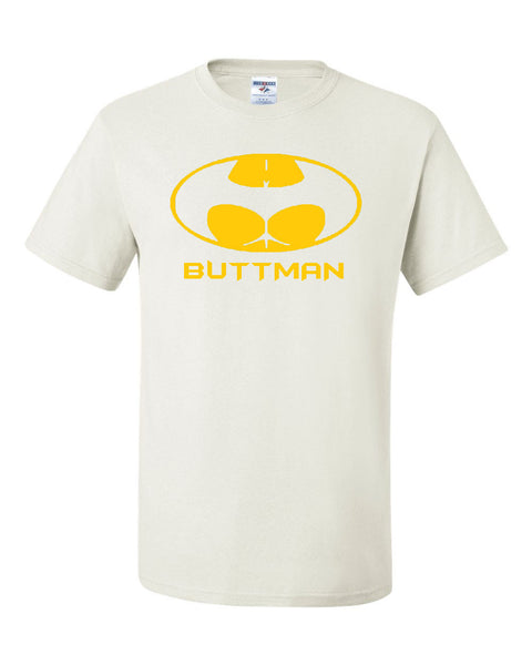 Buttman Funny Parody T Shirt Humor Booty Ass Drinking Tee Shirt 