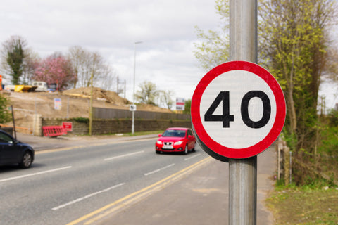 Driver Enhanced Awareness and it is Legal in the UK Speed Limit Sign