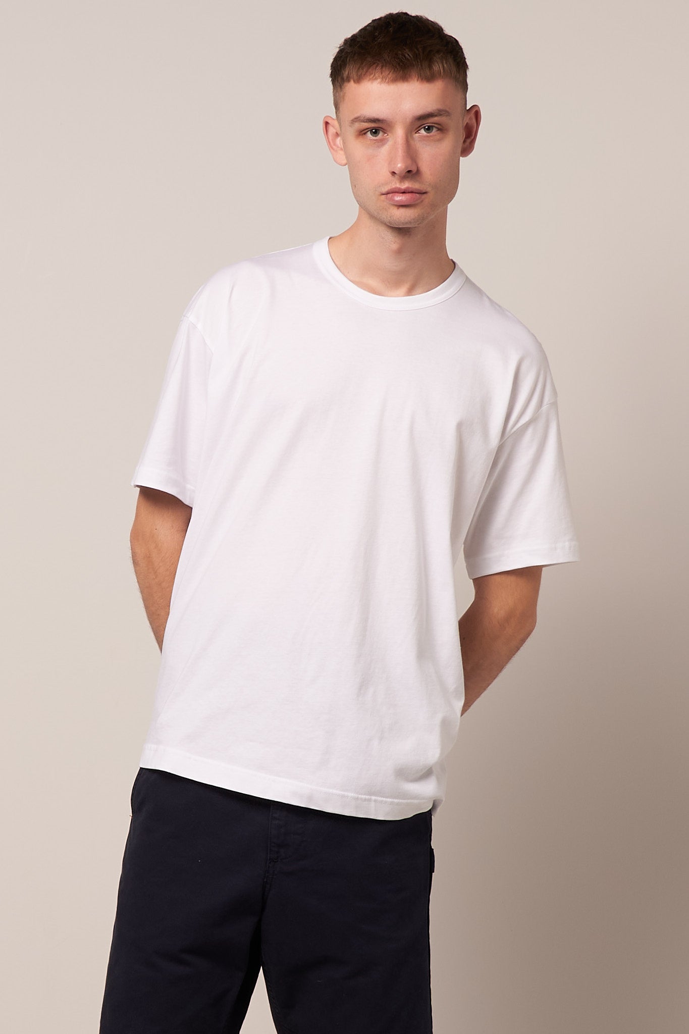 Comme des Garçons SHIRT - Oversized SHIRT Logo T-Shirt White – STRØM