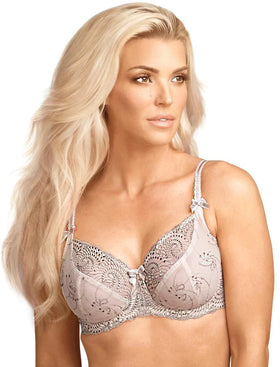 Fit Fully Yours Nicole See-Thru Lace Underwire/Blossom Lilac (#B2271)