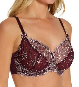 Nicole-B2271 Sheer Bra-Sailor Blue