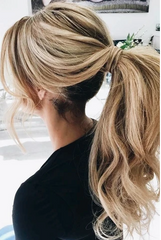 The alluring ponytail