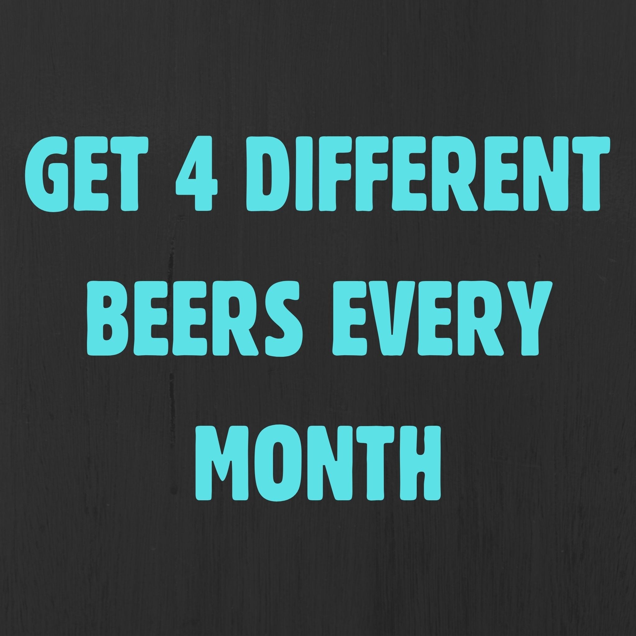 Monthly Beer Box Subscription (4 cans x 3 months) - Alibi ...