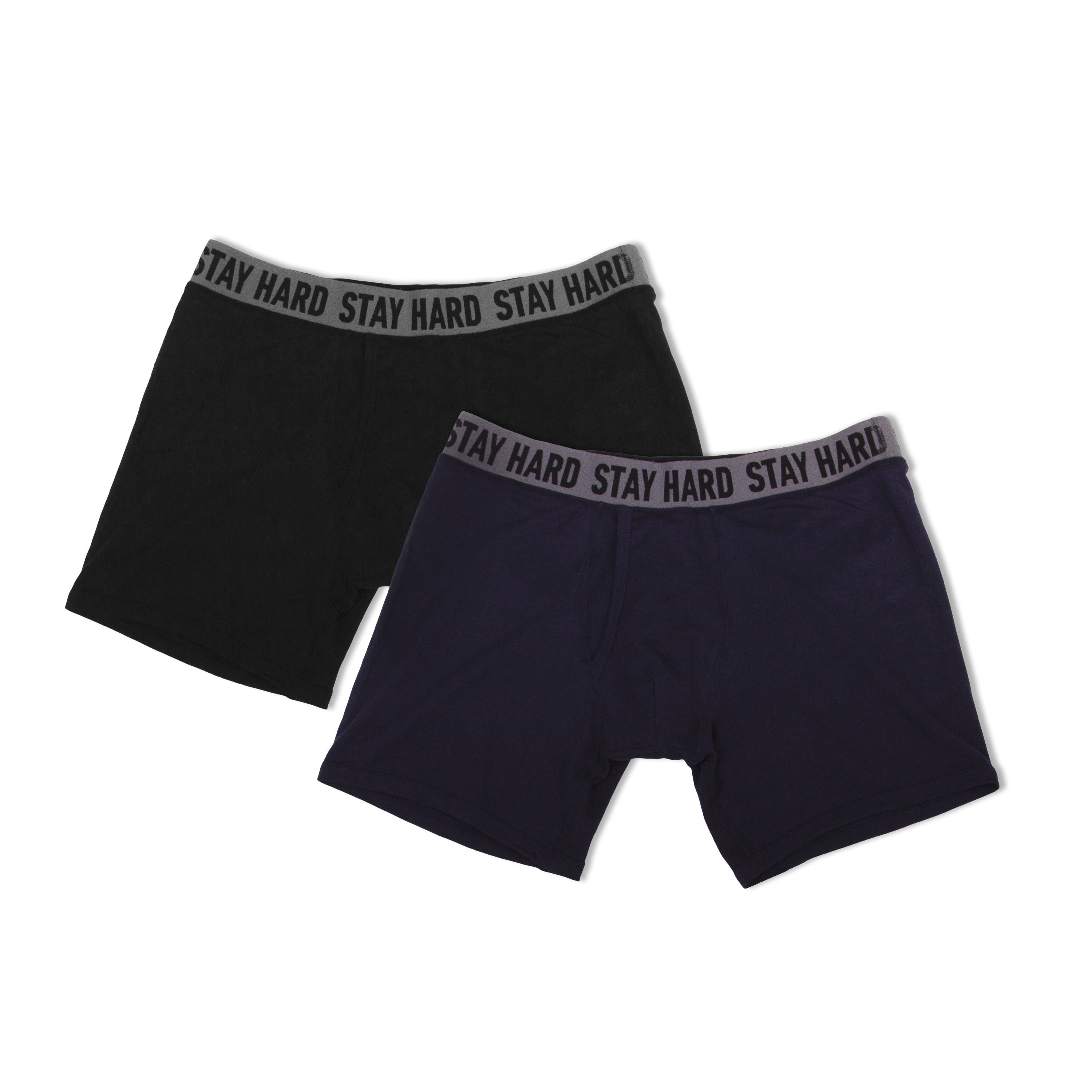 Stay Hard Boxer Briefs - 2 Pack