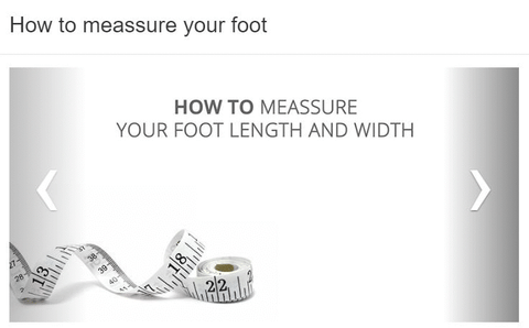 How To Measure Your Foot