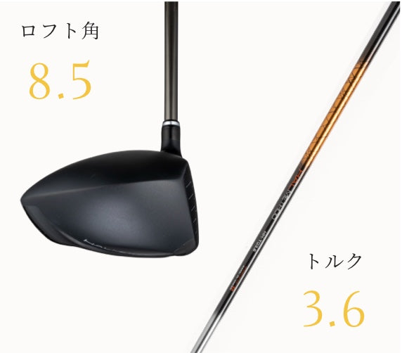 Factorx ロフト角 8 5度 シャフト トルク3 6 Halsports