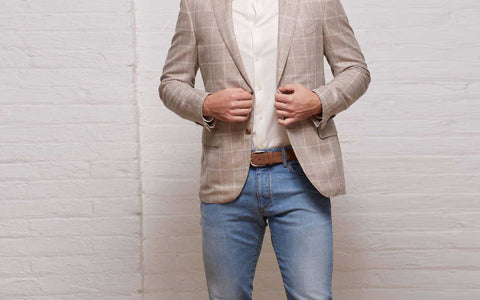 Faded Denims-Plain Shirt-Blazer: