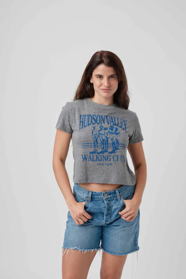Hudson Valley Walking Club Tee - Grey