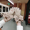 Pretty Bow Cashmere & Microfibre Gloves