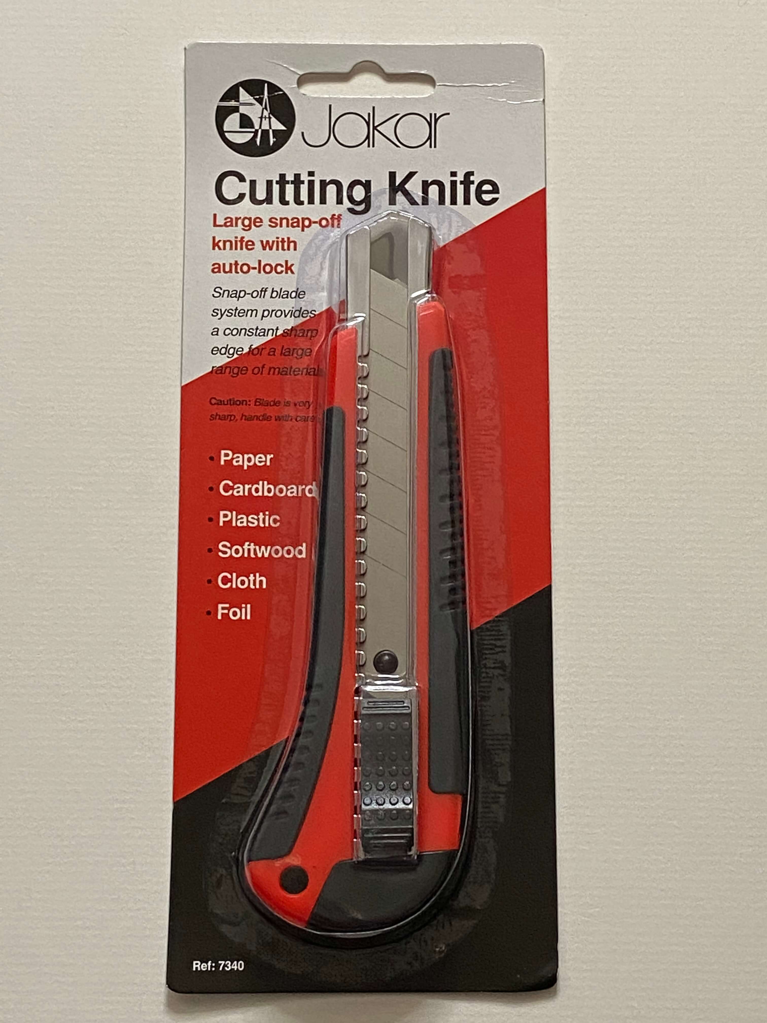 Heavy Duty Utility Knife with Spare Blades | Esslinger