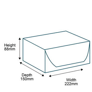 Brown E-Commerce Postal Box - 222mm x 150mm x 88mm Dimensions