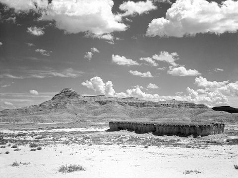 A vintage photograph of Badlands National Park