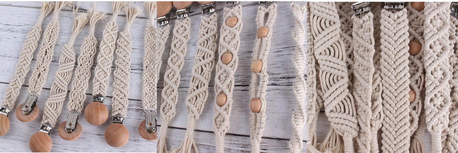 Attache Tetine Macrame