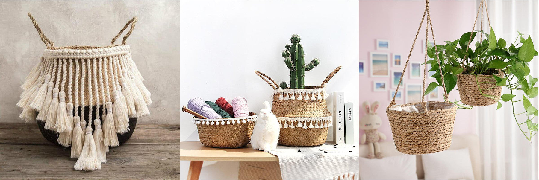 Panier Macramé