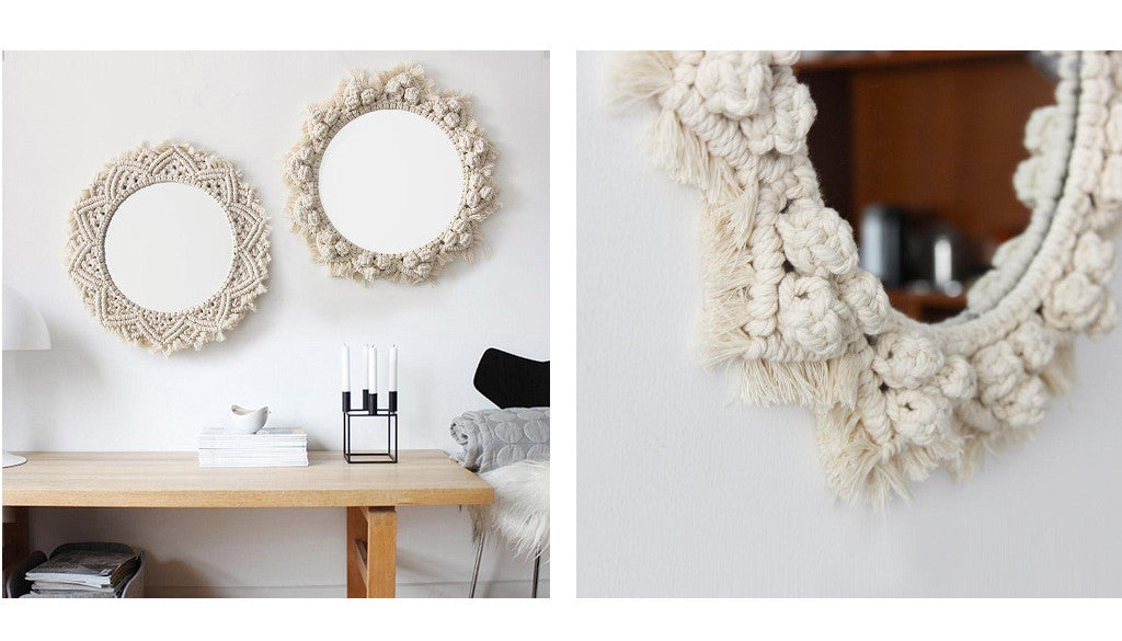 Idée Diy Macramé Miroir Atelier Macramé