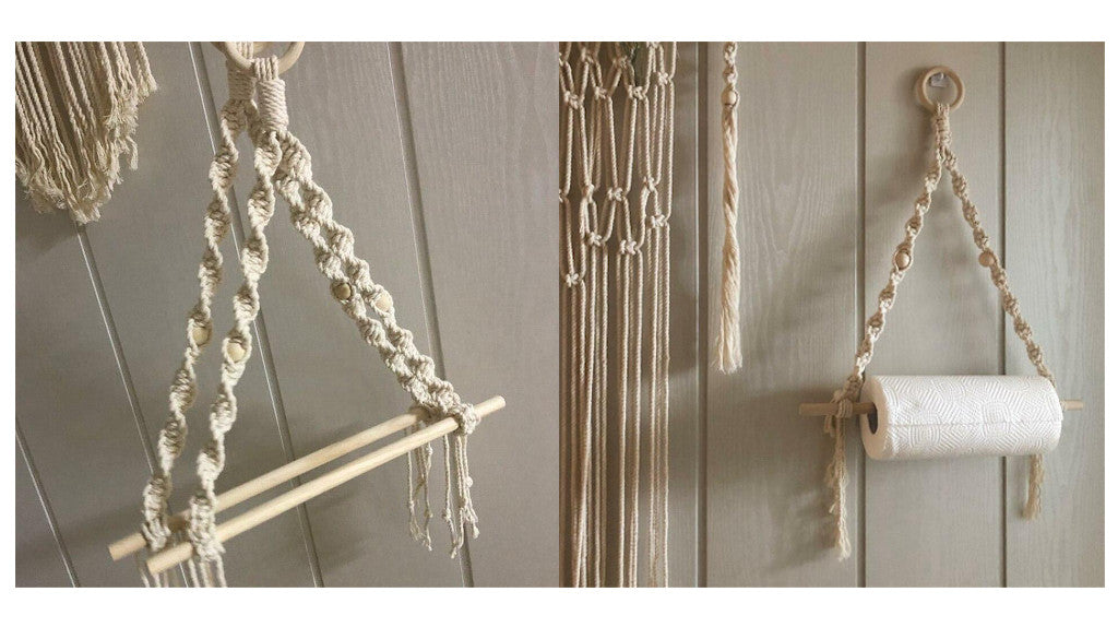 Idée Diy Macramé Distributeur Papier Toilette Atelier Macramé