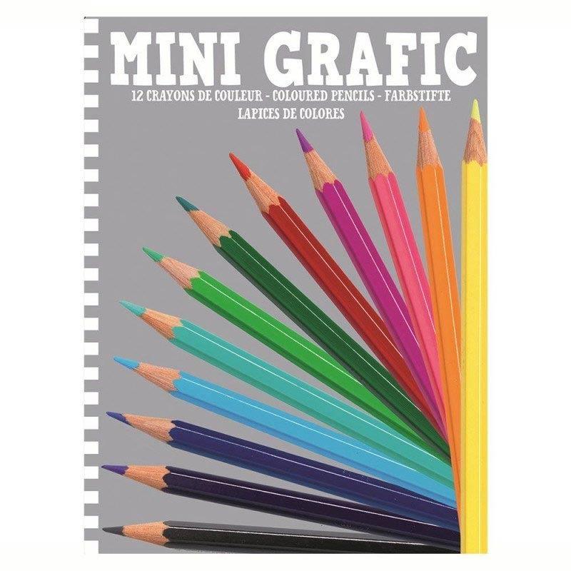 Djeco Colouring Pencils - Mini - 10 pcs. - Metallic