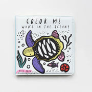 WEE GALLERY - adorable bath book for kids - color me ocean - color changing with water
