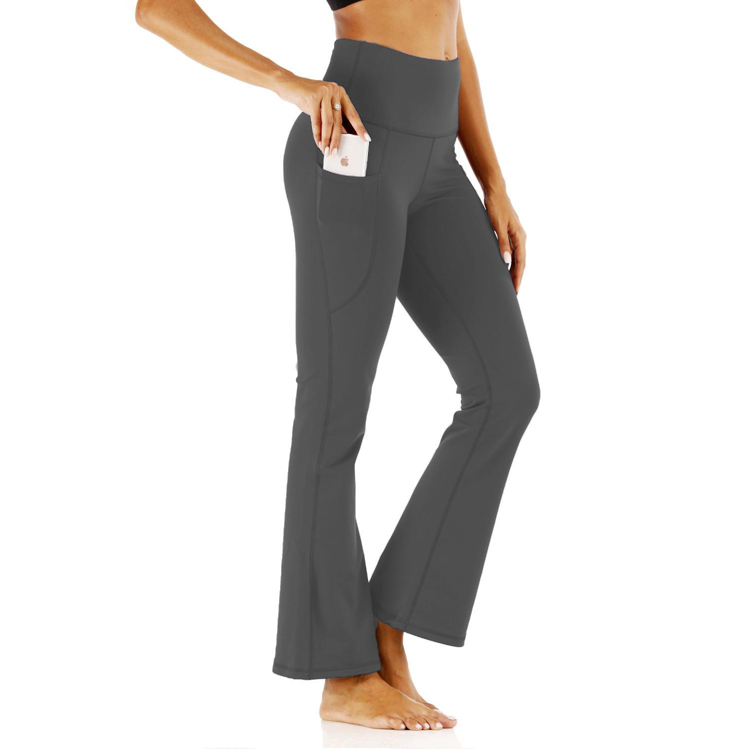 Bootcut Yoga Pants with Pockets for Women – carewant