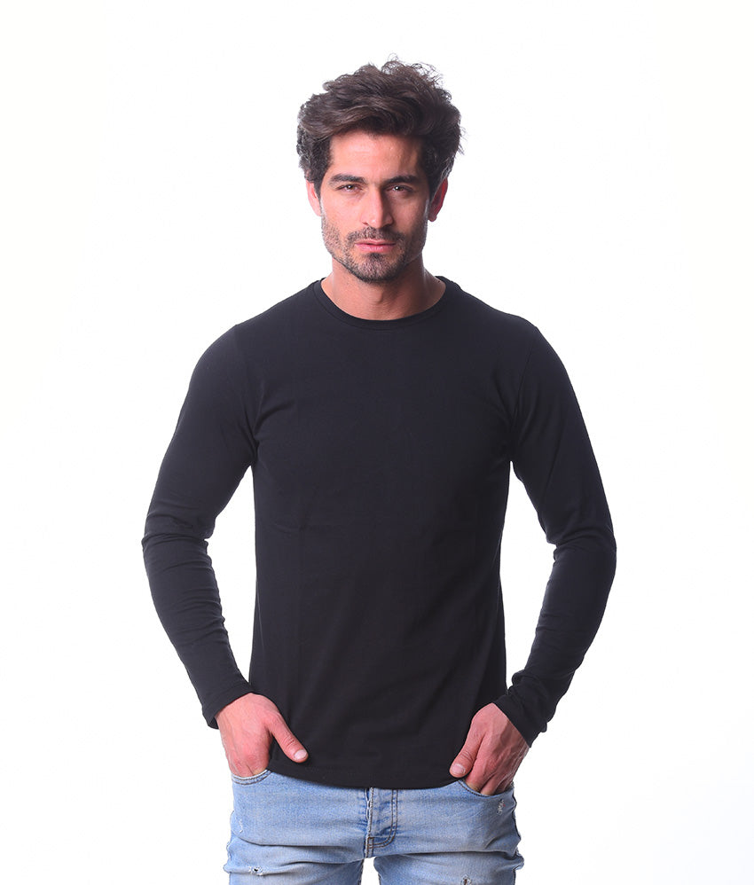Full Sleeves Black – Teebycotton