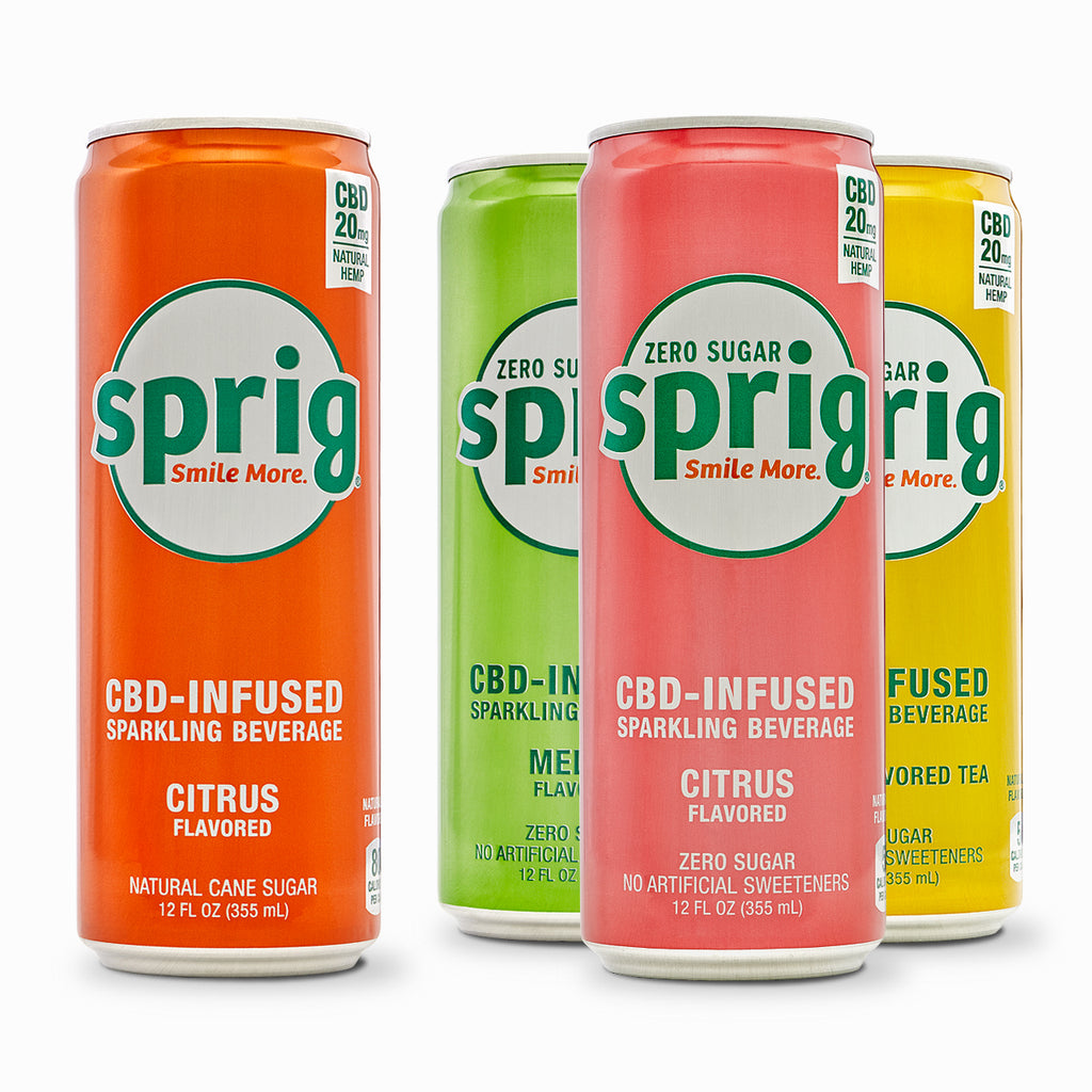 sprig cbd infused beverage