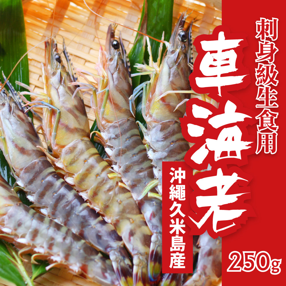 沖繩久米島産冷凍車海老250g 刺身級生食用 Okinawa Arakaki Market