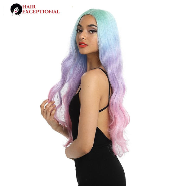 Emma: 30'' Synthetic Hair - Wavy Heat Resistant LACE FRONT WIG