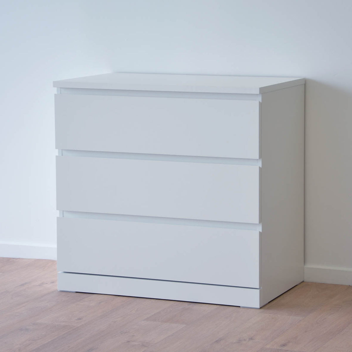 IKEA Malm 3Drawer Chest, 80x48x78cm, White Nordic Chill