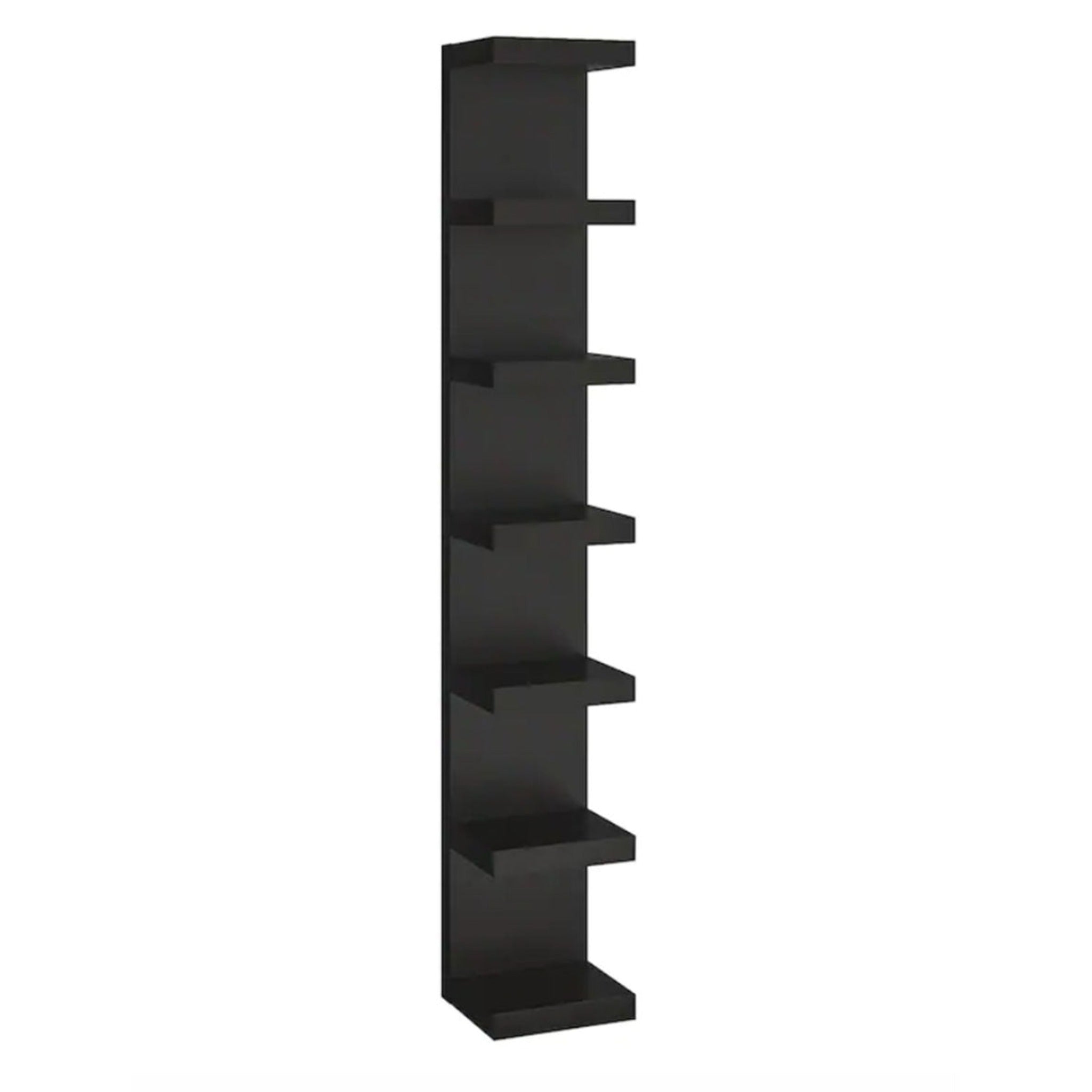 Ikea Lack Wall Shelf Unit 30x190cm Black Brown Nordic Chill