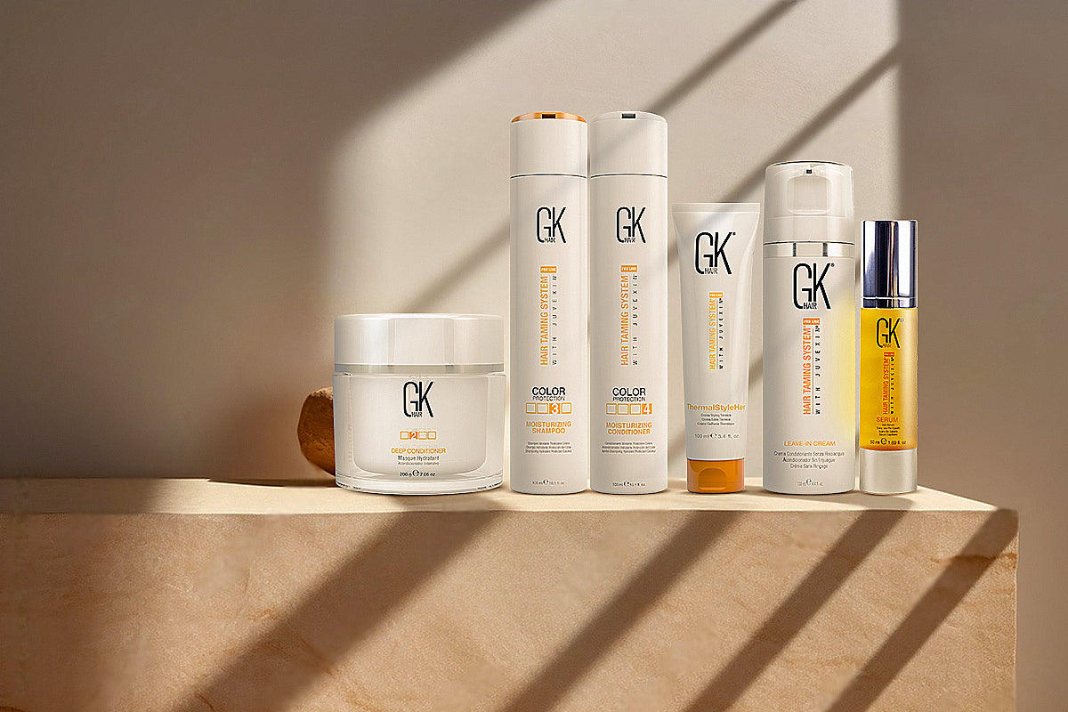 Image featuring GK Hair products
