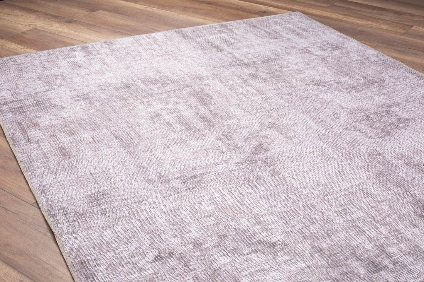 Gabba Faded Muted Blush Pink & Beige Distressed Rug