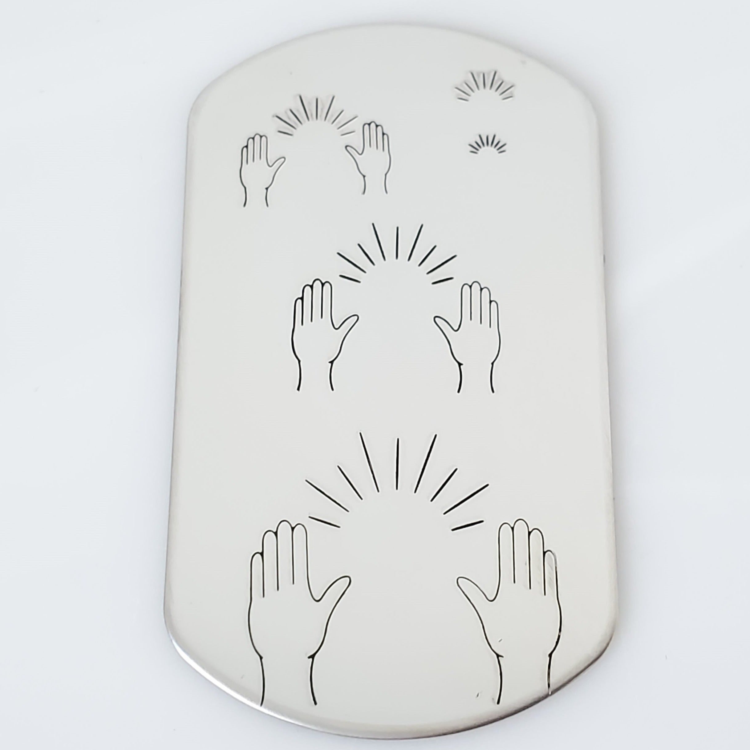 Worship Hands And Shine Lines - Overstock