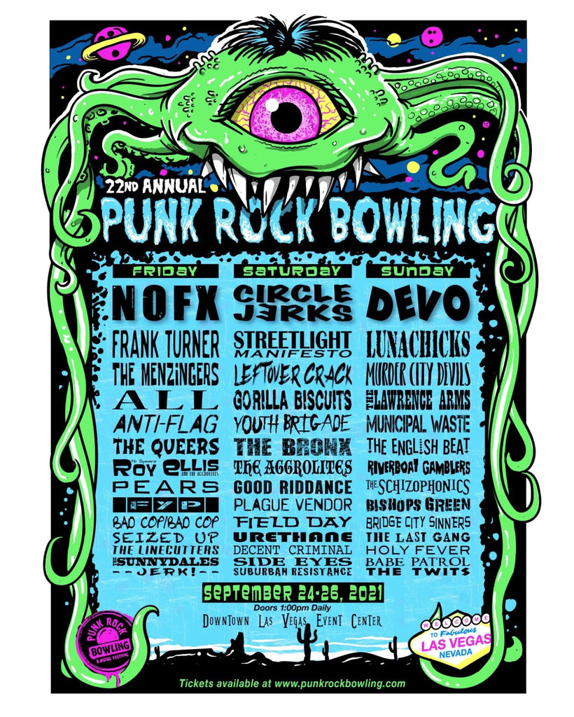 Punk Rock Bowling Full Lineup Announced Trust Records Company