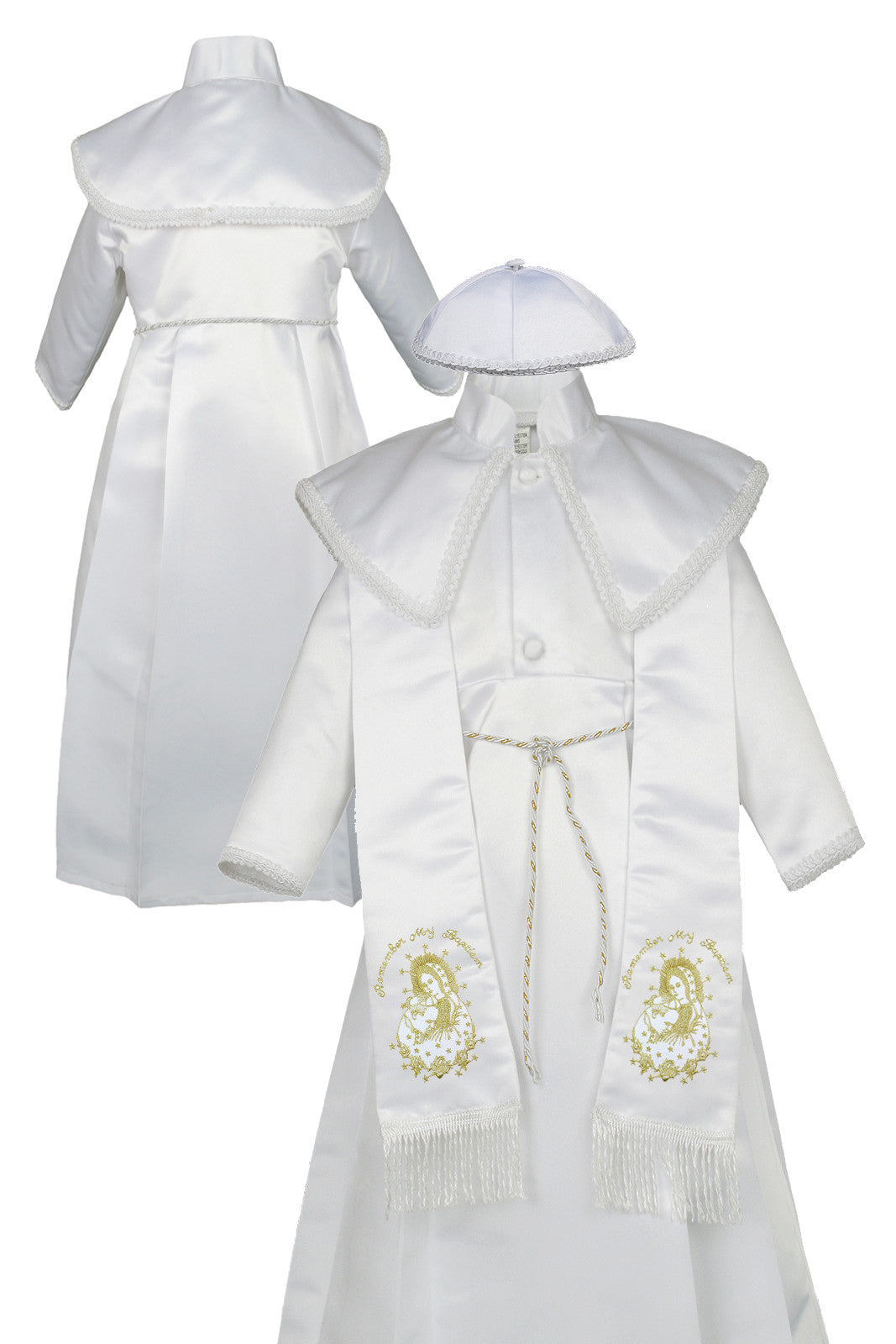 plain christening gown